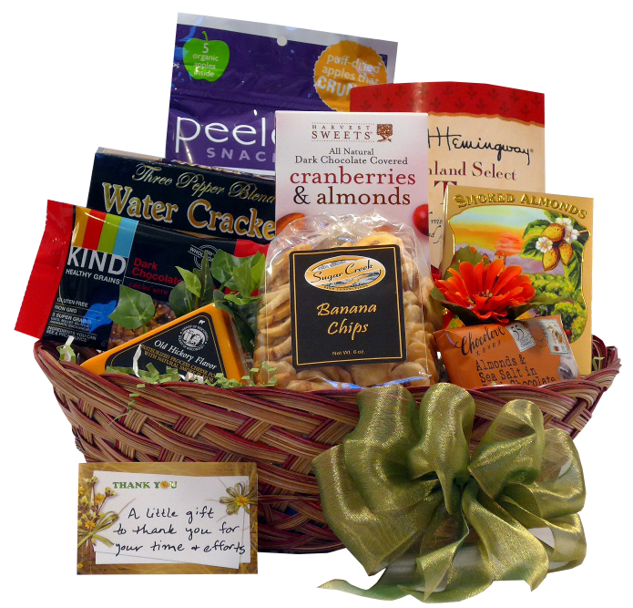 A Healthy Thanks gift basket