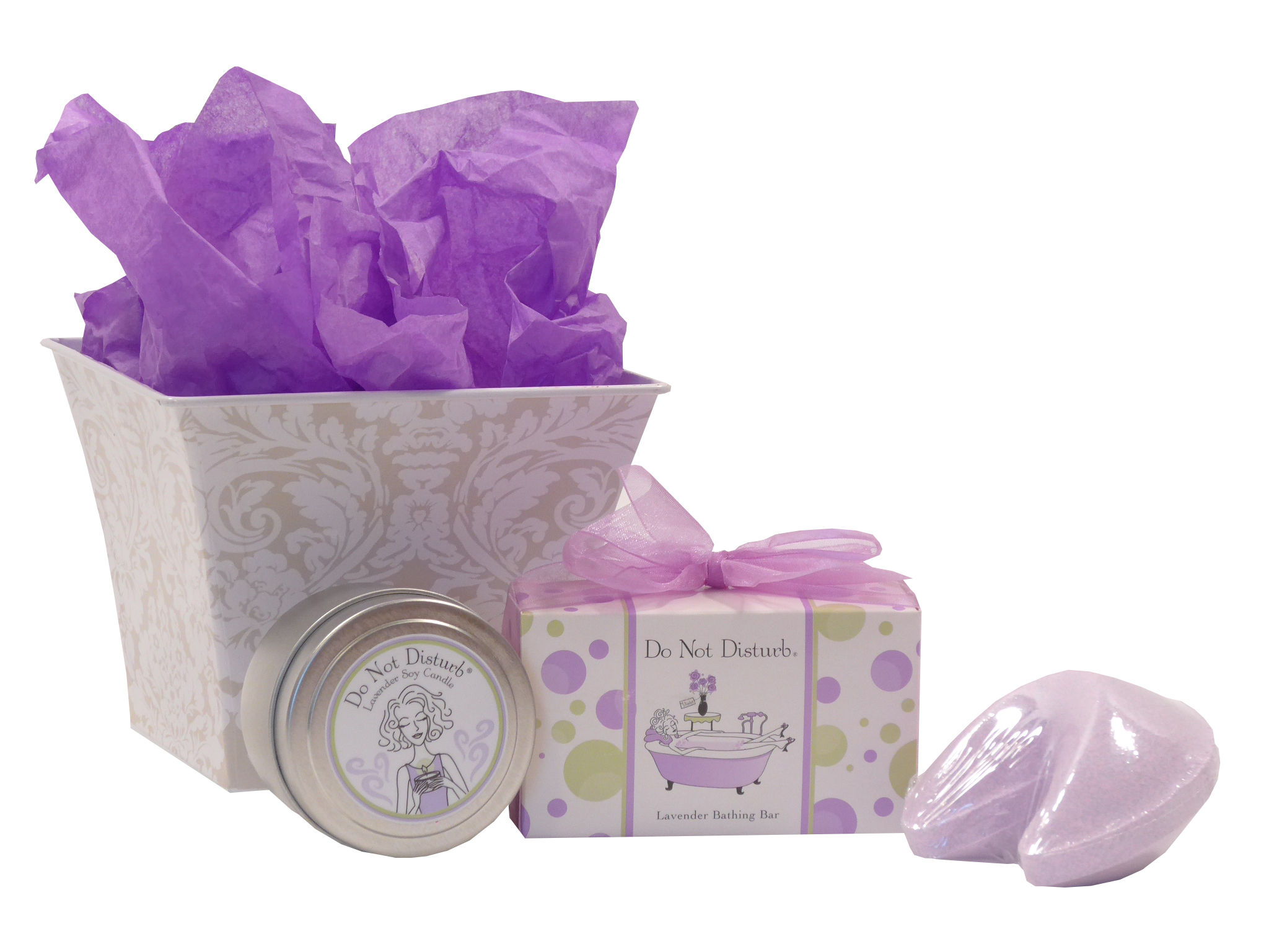 Do Not Disturb lavender gift set