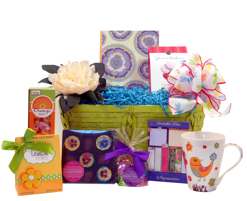 Spring Home and Gourmet Gift Basket