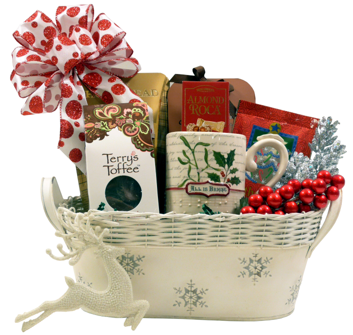 Christmas Greetings Christmas Gift Basket