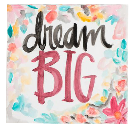 Dream Big canvas art