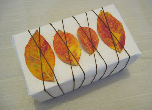 Fall gift wrap from mocha.com