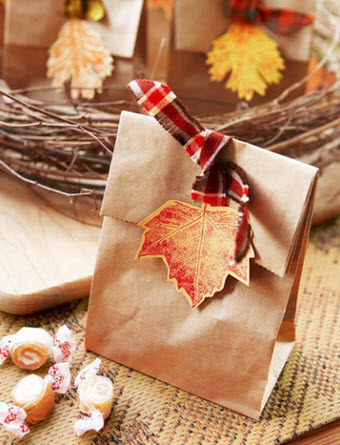 Paper bag gift wrap from Good Housekeeping