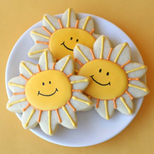 Happy sunshine cookies