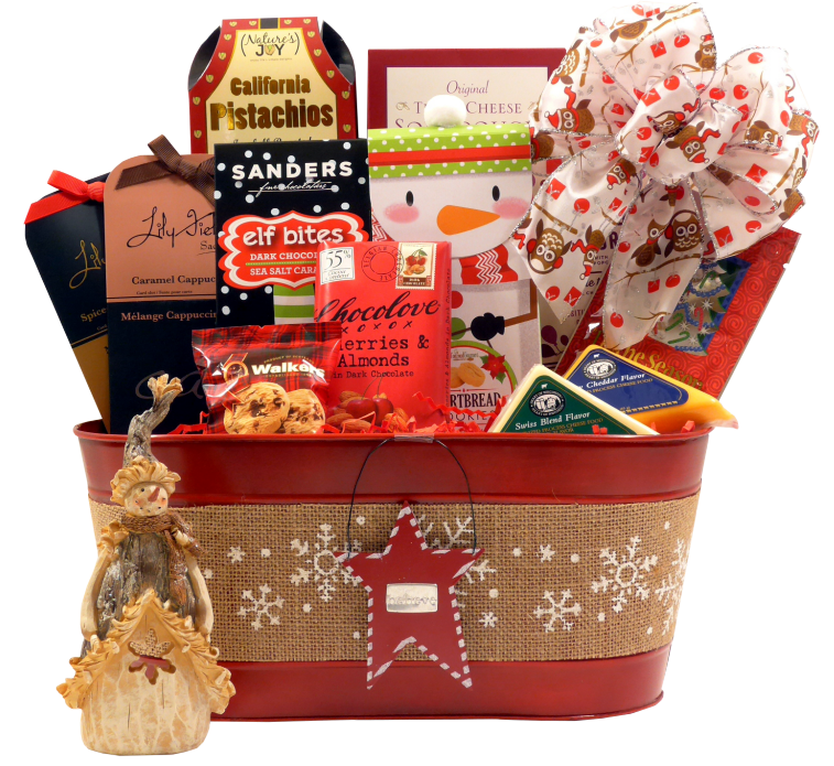 Winter Wonderland Christmas Gift Basket